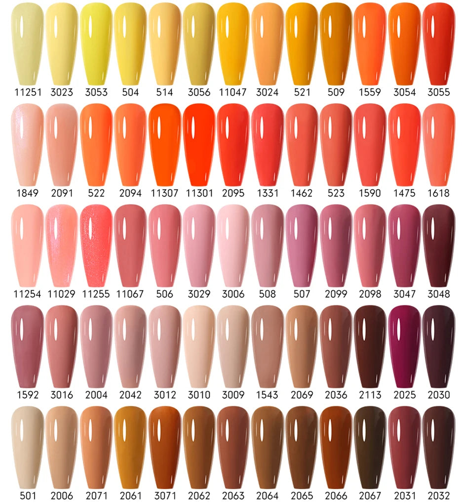 Arte Clavo 15ml Rose Red Pink Color Gel Nail Polish Autumn Winter Hot Sale Long Lasting Soak Off For Manicure Nail Art Gel