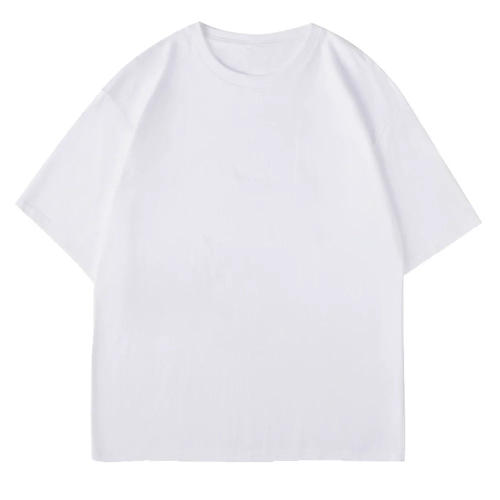 Premium Quality Organic 100% Cotton Mens Solid T-shirts Regular Cotton Men's T-Shirt Solid Color Casual Crew Neck Unisex Summer