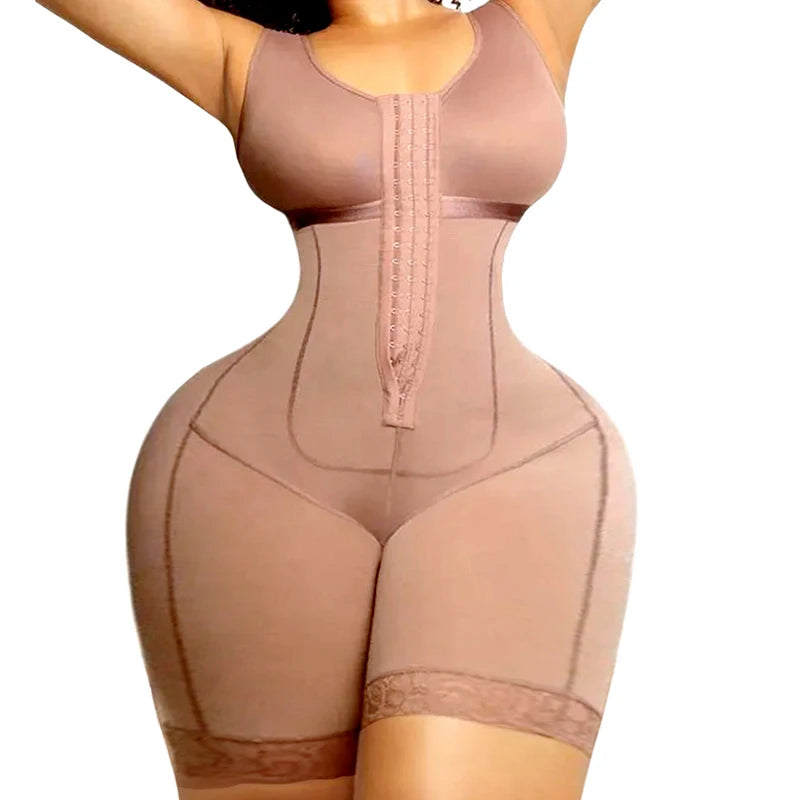 AfruliA Full Body Shapers Fajas Colombianas Girdles Bodysuits Corset Postpartum Belt Slimming Underwear Waist Trainer Shapewear