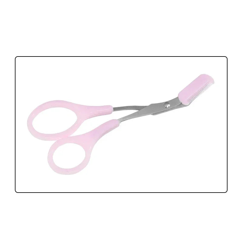 Eyebrow Trimmer Scissor Beauty Products for Women Eyebrow Scissors  with Comb Stainless Steel Makeup Tools Beauty Scissors