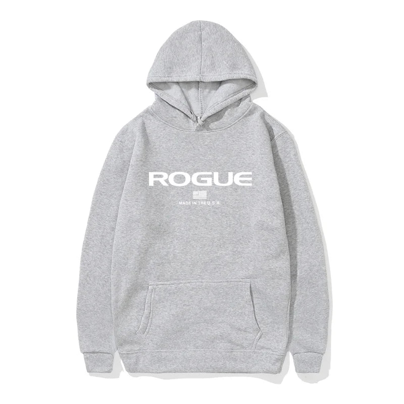 2025 Hoodie New Men's Sports Brand Rogue Fitnes Hooded Sweater Sports Cotton Fleece Men Pullovers Hip Hop Sweatshirt hombre ropa