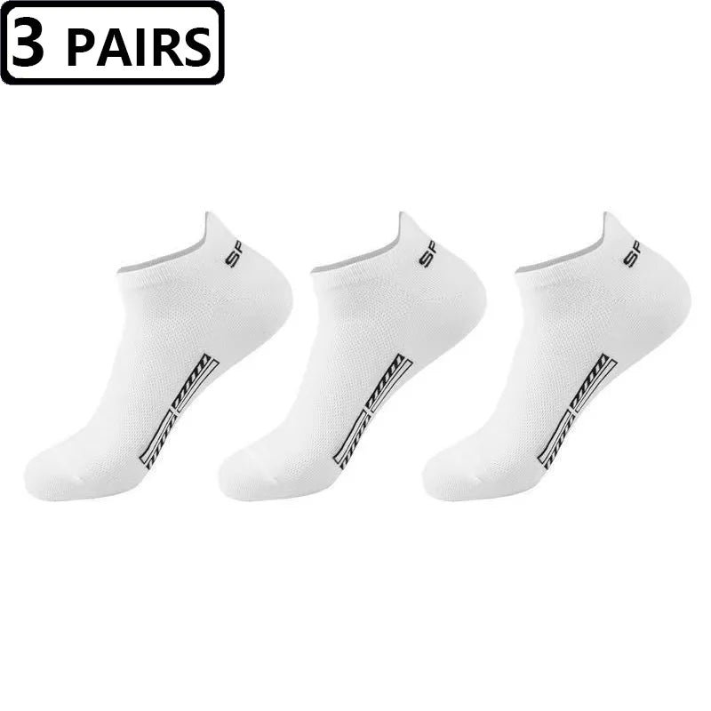 New Socks Men 3pairs/lot High Quality Summer Cotton Socks Breathable Soft Short Funny Ankle Sock Mens Meias Calcetines Size38-43