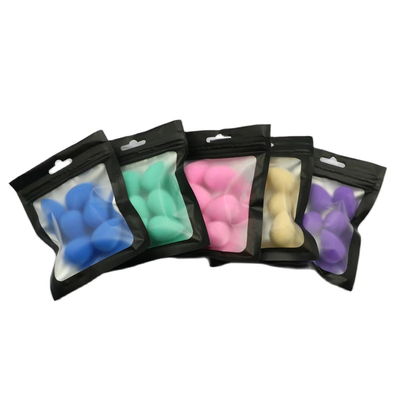 OGEYERO6pcs Mini Makeup Sponge Puff Beauty Egg Sponge for Makeup Concealer Foundation Face Cosmetic Puff Kit Make Up Blender Too