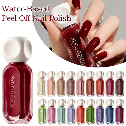 10ml Peel Off Water-Based Starry Nail Polish Fast Drying Long-Lasting Healthy And Brightening Effect No Need Lamp Cure