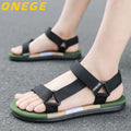 A Pair of Simple and Lightweight Beach Shoes, New Driver's Youth Sports Sandals, Men's Wear-Resistant, Non-Slip, Outdoor Soft-Soled, Anti-Odor Casual Shoes