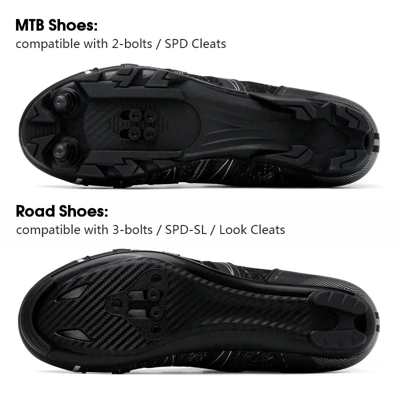 Cycling Sneaker MTB Men Sport Road Bike Boots Flat Racing Speed Sneakers Trail Mountain Bicycle Footwear Spd Pedal Cycling Shoes