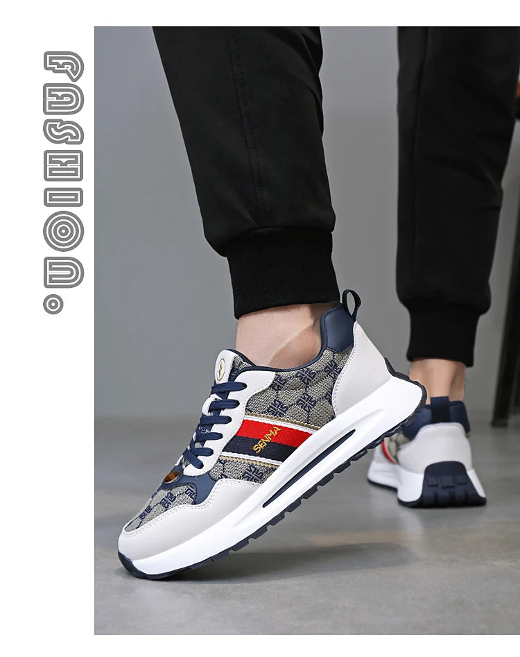 SENMA  Luxury Men's Shoes Men Casual Shoes Men's Skateboard Shoes Retro Platform Sneakers Unisex Women's Sports Shoes Sneakers