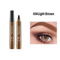 4 Splitted Head Eyebrow Pencil Long Last Smudge Proof Waterproof Sweat Proof High Pigmented Easy Apply Liquid Brow Makeup Pen