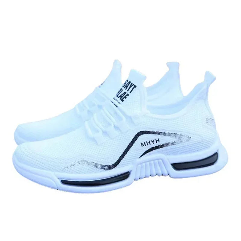 New casual running shoes for men fashionable simple breathable sports shoes with soft soles anti slip durable men's sports shoes