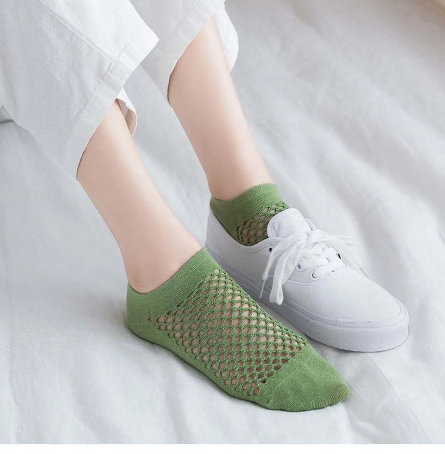 3pairs Women's Socks Breathable Fishnet Casual Ankle Sock Fashion Comfortable High Quality Summer Thin Ladies Calcetines Mujer