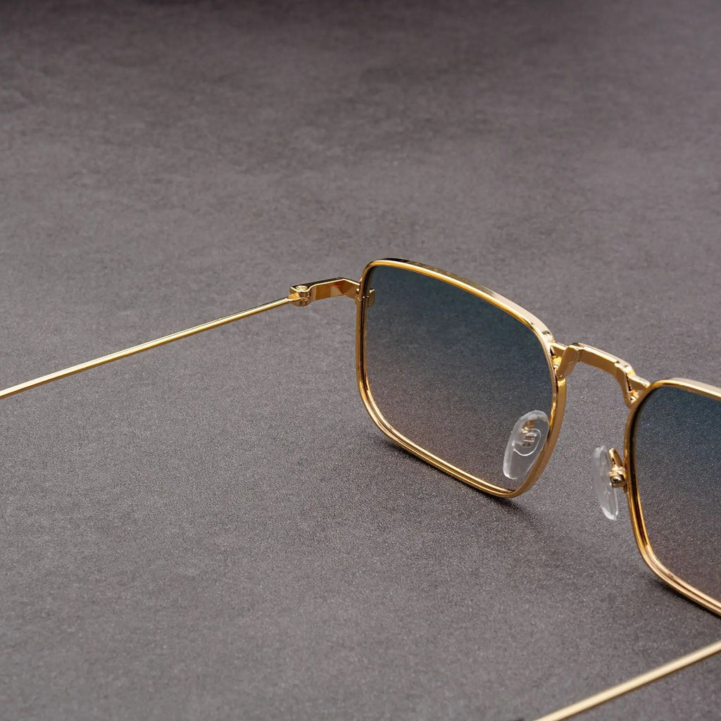 Fashion Rectangle Sunglasses Men Women Vintage Square Driving Sun Glasses Luxury Brand Metal Frame Eyewear Lentes De Sol Hombre