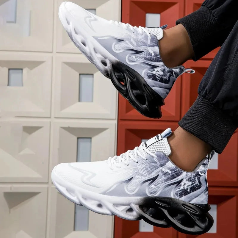 MAEDEF Women's Shoes Men Women Running Sports Shoes Lightweight Mesh Breathable Comfortable Flat Soft Tennis Shoe Sneakers Woman