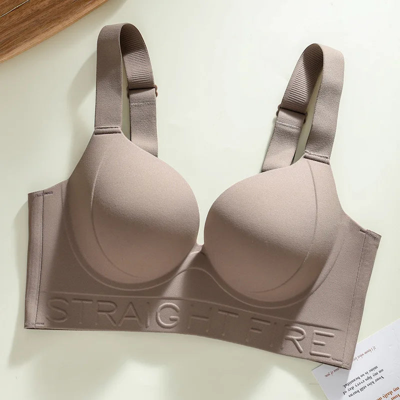 New Scarless Large Size Underwear for Women with Large Breasts and Small Thin Styles for Secondary Breast Adjustment Bra