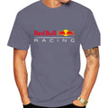 Red Bull Logo Racing Team Men Summer T-shirt Short Sleeve Women T Shirts 100% Cotton Fashion Couple Oversized Clothes Tees Tops