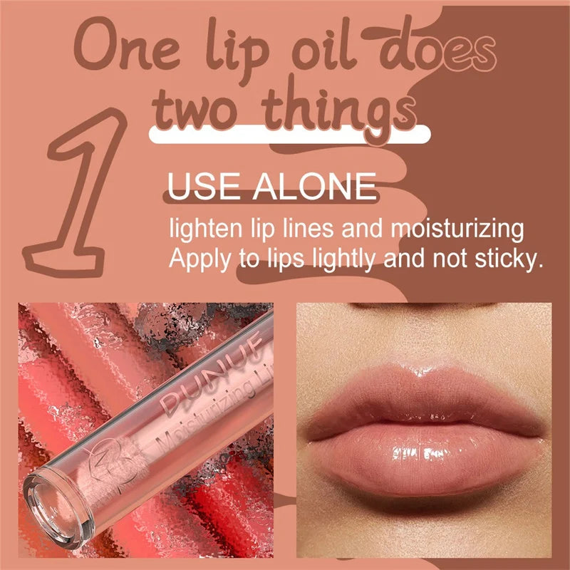 Matte Velvet Lip Gloss Dark Red Brown Lip Glaze Long Lasting Waterproof Liquid Lipstick Natural Moisturizer Transparent Lip Oil