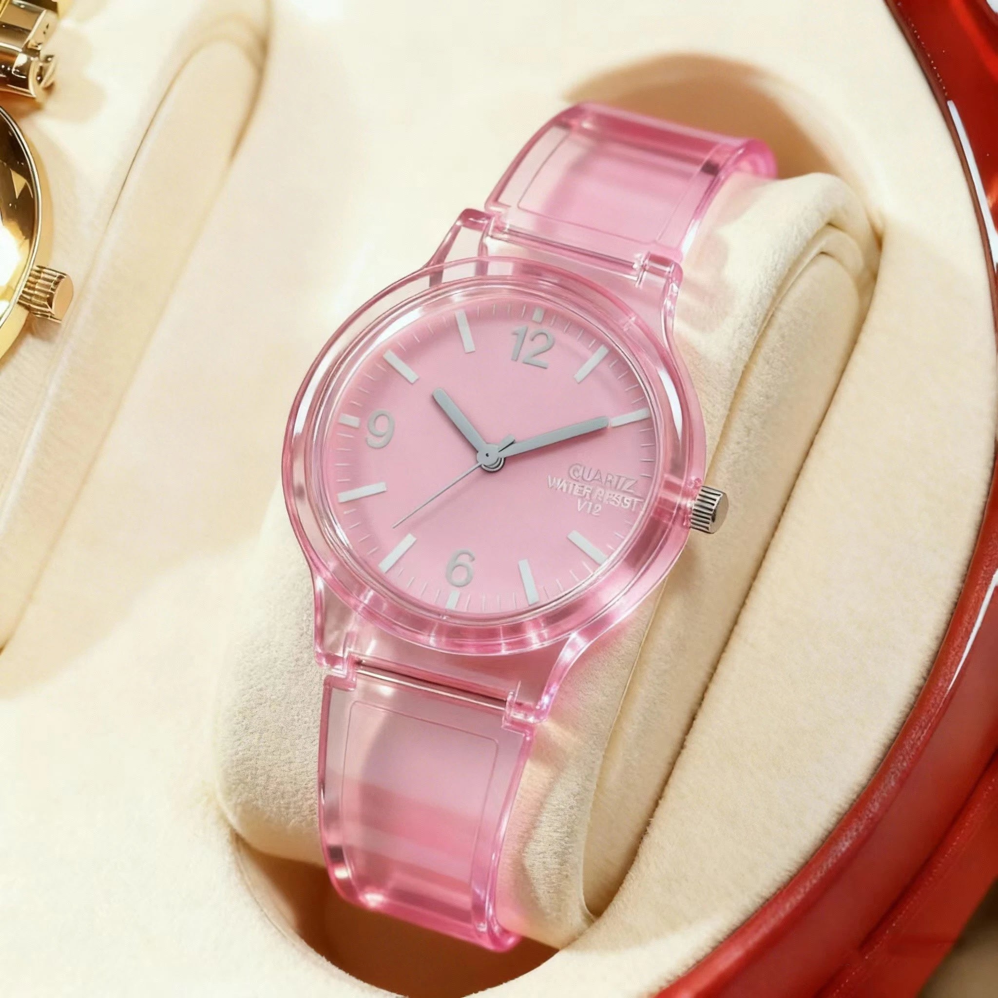 New simple silicone Brand WOKAI Casual Quartz Watch Women Crystal Silicone Watches Relogio Feminino Wrist Watch Hot sale