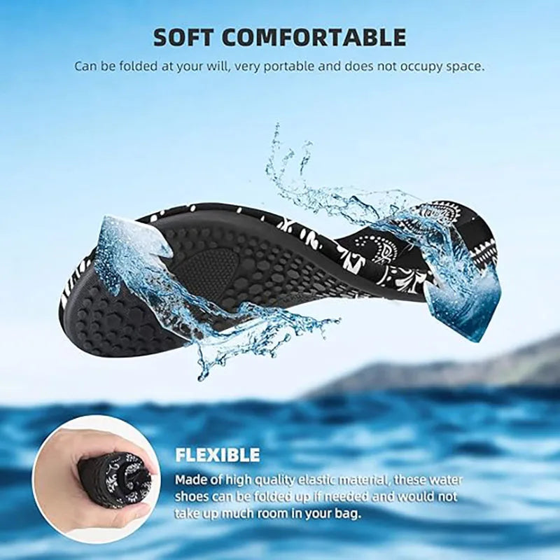 Beach Sneaker Socks Women Beach Water Shoes Man Barefoot Yoga Shoes Quick-Drying Surfing Swimming Shoes Barefoot Water Skin Sock