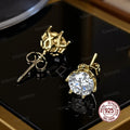 100% Earrings Moissanite for Women Pass Diamond Test Pen Ear Studs 925 Sterling Silver Fine Jewelry