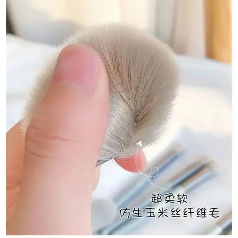 8Pcs Portable Makeup Brush Eyeshadow Foundation Blending Make up Soft Fluffy Cosmetics Concealer Makeup Brush Make Up Supplies