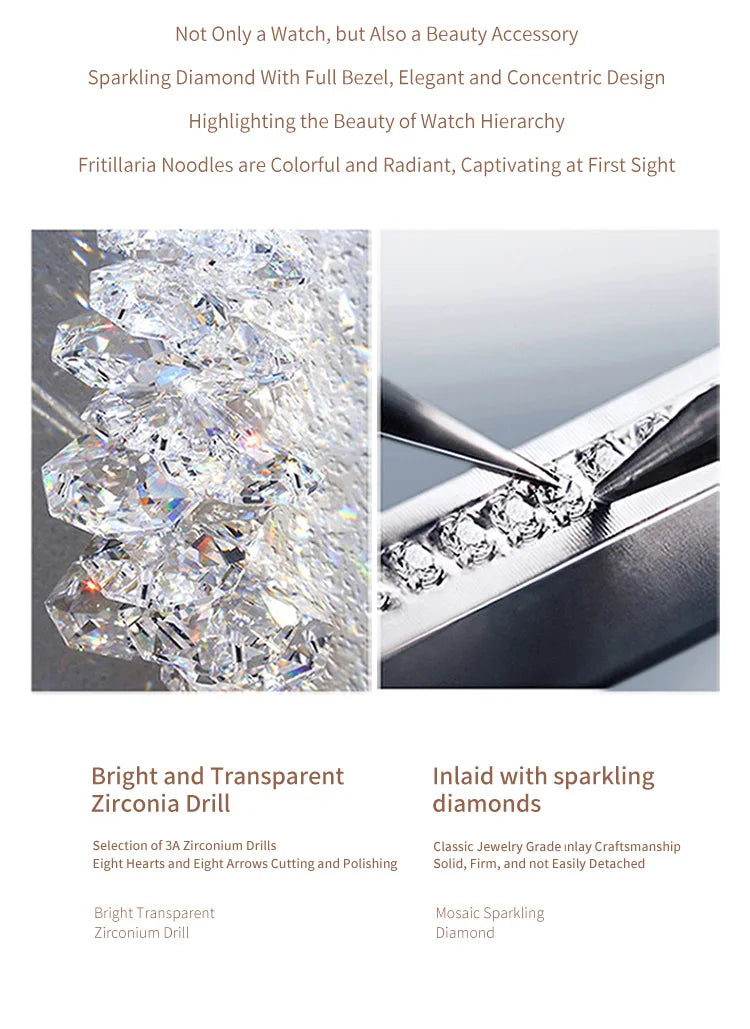 OLEVS New Ceramics Watchstrap Watch For Women Luxury Business Diamonds Wristwatch Fashion Waterproof Dual Calendar Woman Watches