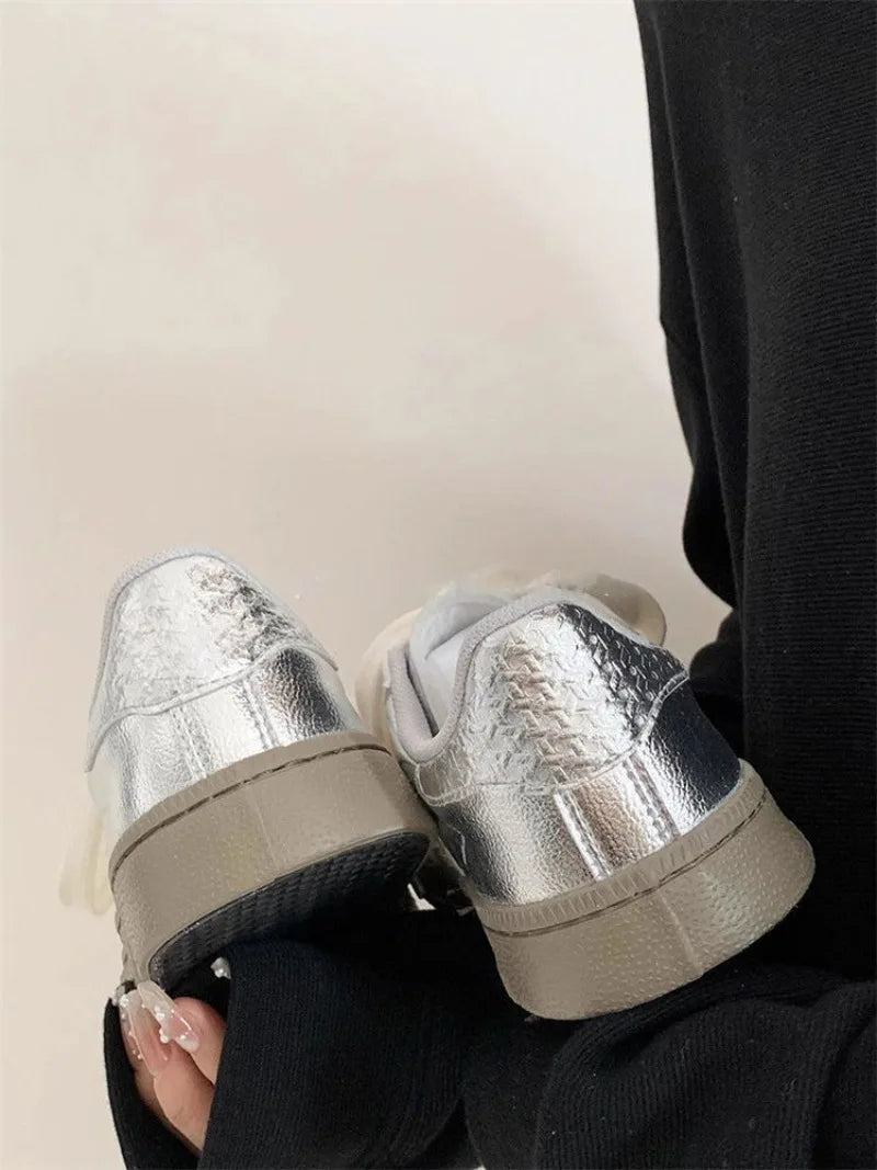 Women's Sneakers Fashion Lace Up Vulcanized Shoes Luxury Tennis Training Shoes for Women Casual Sports Running Shoe Ladies Shoes