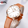 OPK 8101 Original Quartz Watch For Women Waterproof Leather Strap Hand Clock Simple Dial Top Brand Fashion Ladies Wrist Watches