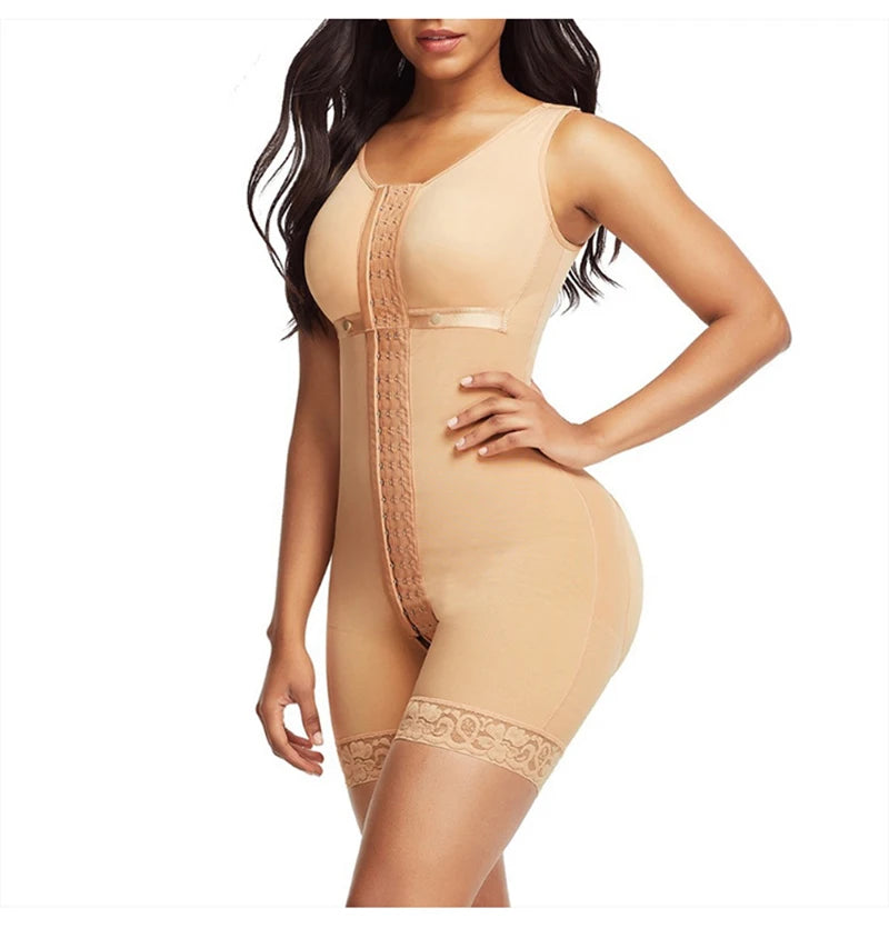 AfruliA High Compression Bodysuits Shapewear Fajas Colombianas Body Shapers Waist Trainer Sexy Butt Lifter Tummy Control Corset