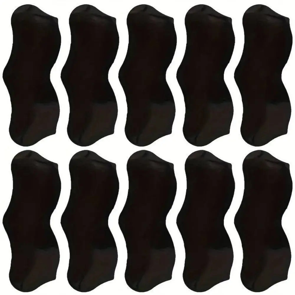 10PCS New Deep Cleaning Nose Patch Shrink Pore Bamboo Charcoal Blackhead Remover Shaped Black Nose Pore Strips Women Beauty