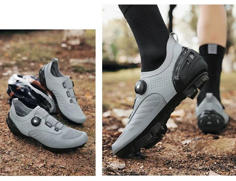 Cycling Sneaker MTB Men Sport Road Bike Boots Flat Racing Speed Sneakers Trail Mountain Bicycle Footwear Spd Pedal Cycling Shoes
