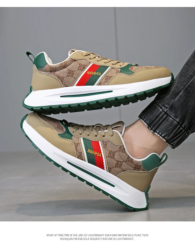 SENMA  Luxury Men's Shoes Men Casual Shoes Men's Skateboard Shoes Retro Platform Sneakers Unisex Women's Sports Shoes Sneakers