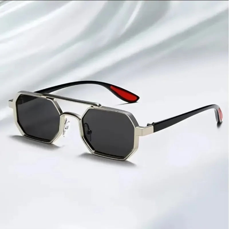 Vintage Square Sunglasses for Men Steampunk Sunglasses Retro Women Punk Style Fashion Glasses Retro Shades Gafas De Sol Очки