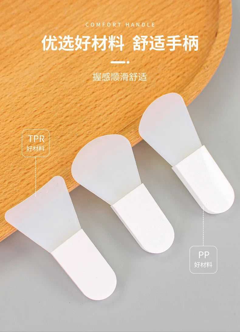 Mask Applicator Brush Soft Silicone Brush, Mini Makeup Spatula Facial Beauty Tool Set, Facial Mud, Makeup Mask Brush