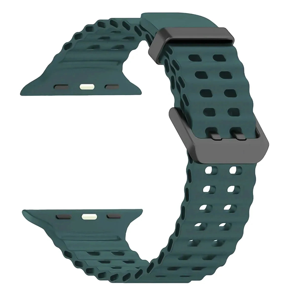 Silicone Strap for Apple Watch Ultra 3 49mm 46 45 44 42 38 41mm 40mm Sport Band for IWatch Series11 10 9 8 7 6 SE 5 4 3 2 Correa