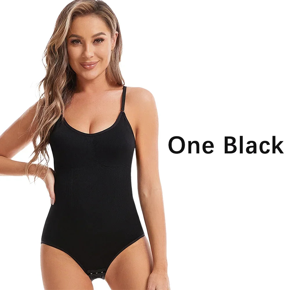 Women Slimming Shapewear Seamless Slimming Butt Lifter Full Body Shaper Smooth Out Bodysuit Open Crotch High Elastic Body Suits