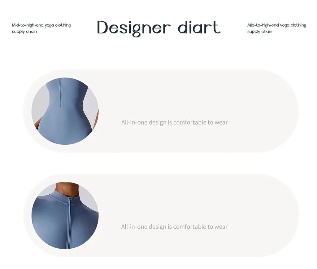 Summer Zipper Jumpsuits Short Sleeve Yoga Bodysuit Women's Yoga Set Gym Tracksuit Push-up Workout Clothes Dance Fitness Bodysuit