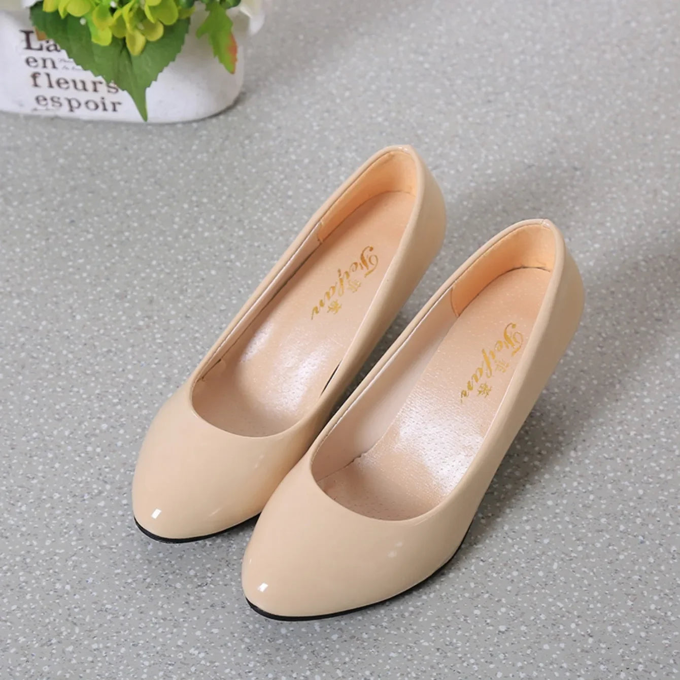 Women Pumps Nude Shallow Mouth Women Shoes New Fashion Office Work Wedding Party Shoes Ladies Low Heel Shoes Summer Heels Woeman