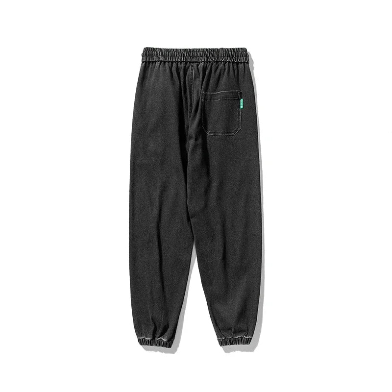 Spring Summer Black Blue Baggy Jeans Men Streetwear Denim Joggers Casual Cotton Harem Pants Jean Trousers Plus Size 6XL 7XL 8XL