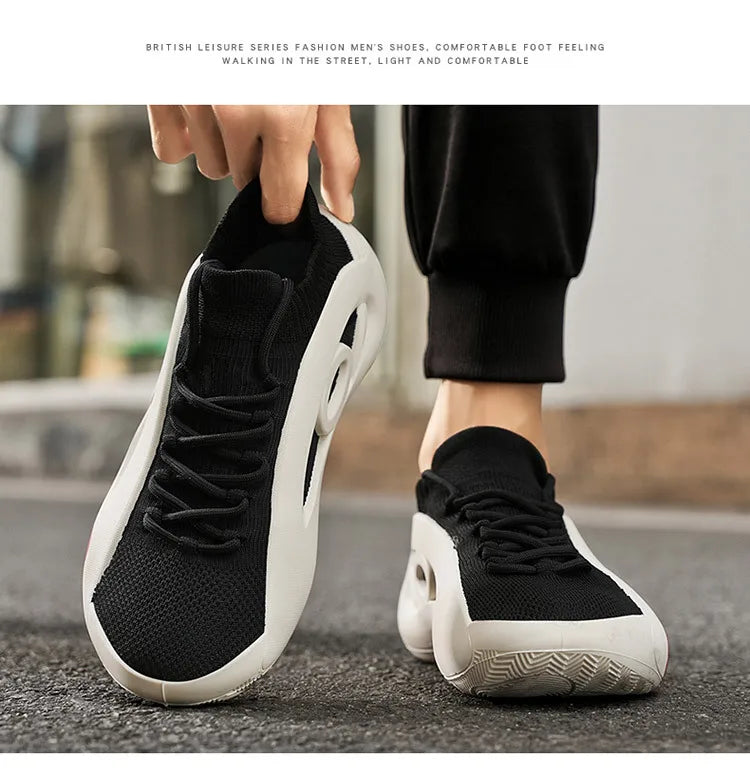 2025 Stylish Mens Mesh Shoes Comfortable Breathable Men's Casual Shoes New Men's Slip-On Sneakers Male Flats Zapatillas Hombre