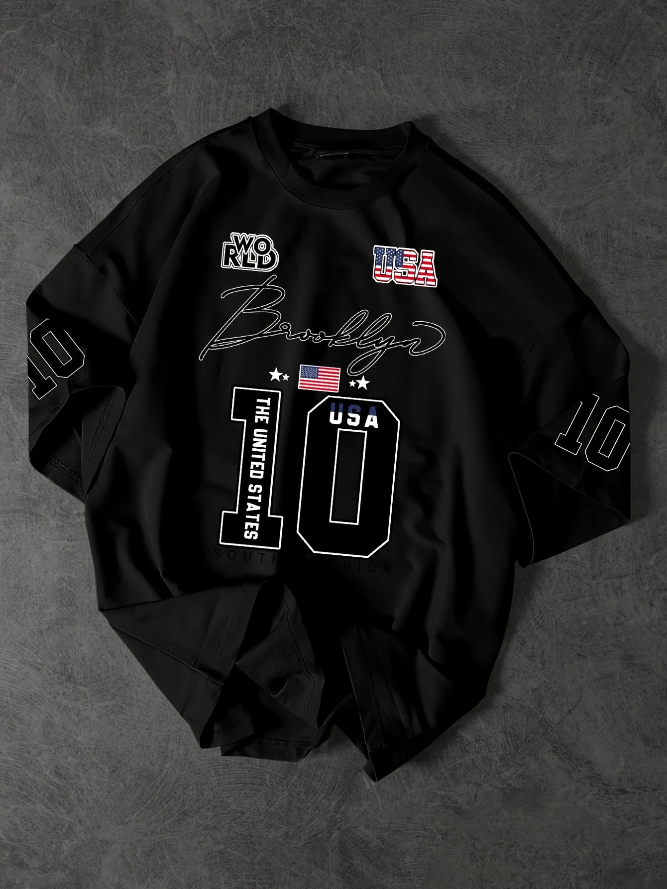 2025 Summer New Men's T-shirt Casual sporty breathable lightweight digital print Men's T-shirt