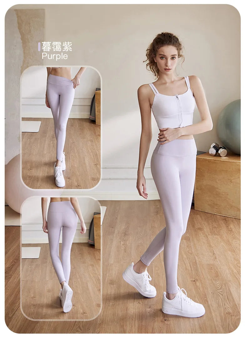 Yoga Pants for Women Summer High Waist Butt Lifting Tummy Control Slim Tight Outdoor Fitness Workout Leggings