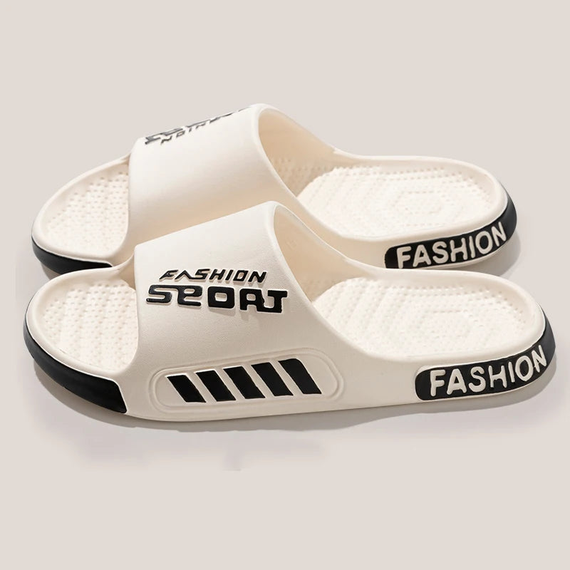 Fashion Men's Summer Slippers Anti-slip EVA Soft Sole Slipper Outdoor Beach Flip Flops for Men Household Comfortable Shoes