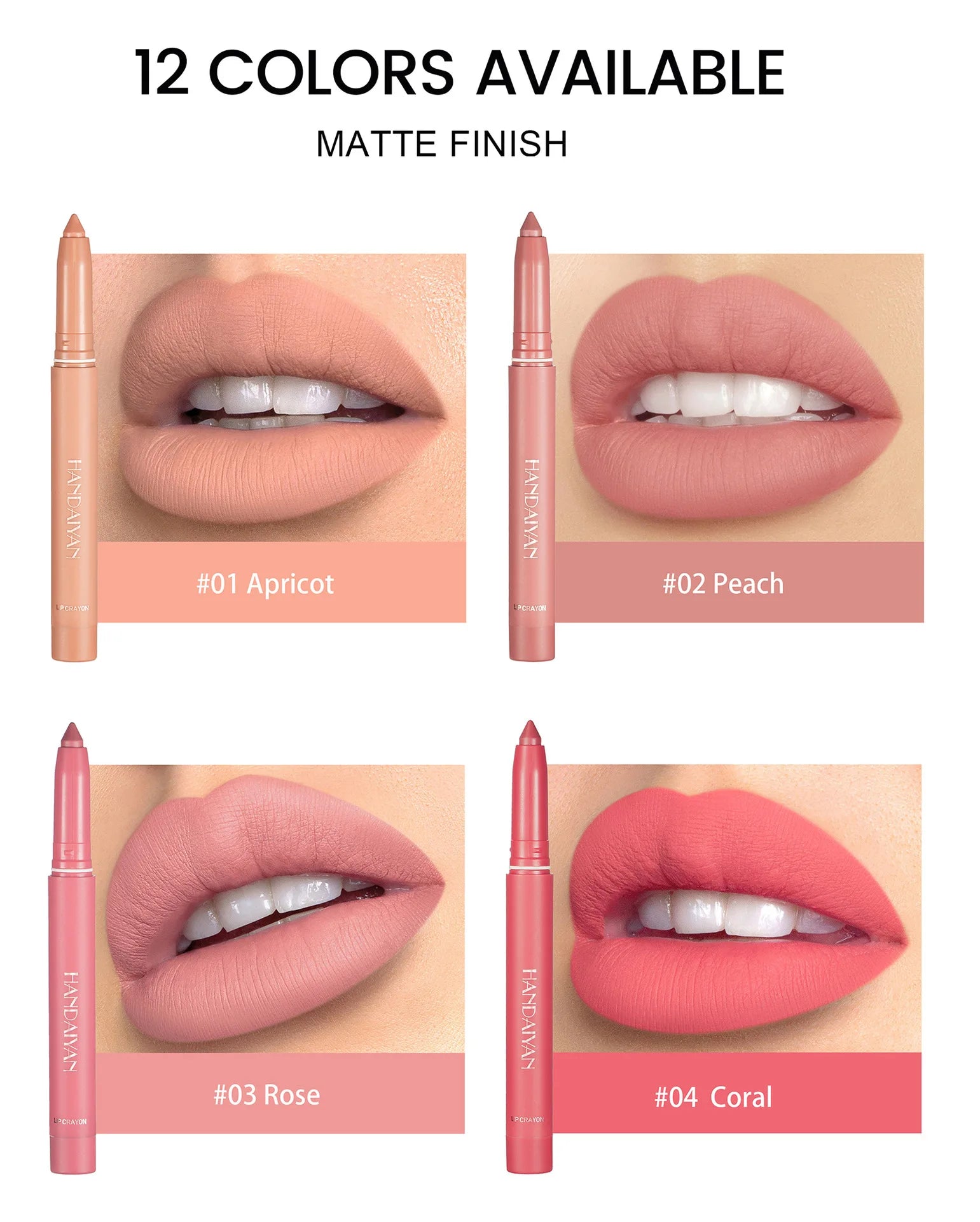 Waterproof Cherry Red Matte Lipstick Sexy Lipliner Pencil Plumping Stain Natural Nude Pink Lip Liner Outline Lips Contour Makeup