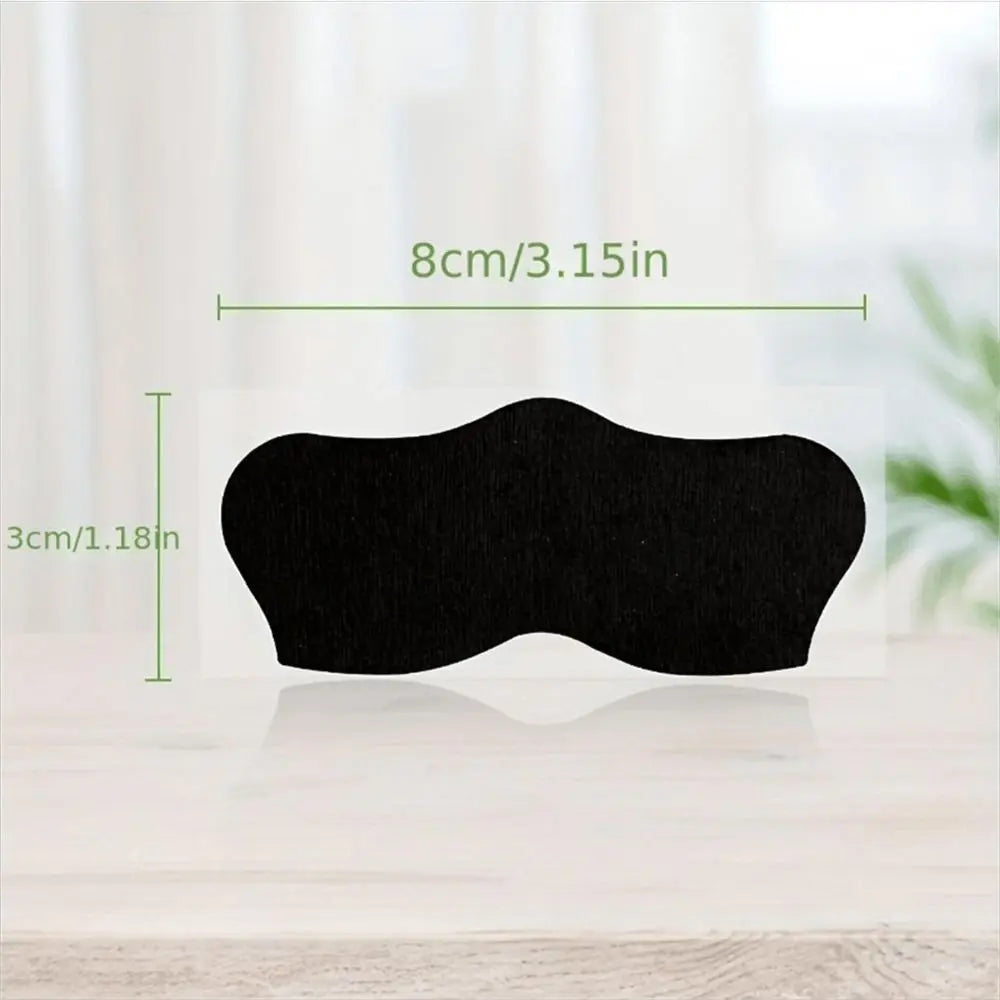 10PCS New Deep Cleaning Nose Patch Shrink Pore Bamboo Charcoal Blackhead Remover Shaped Black Nose Pore Strips Women Beauty