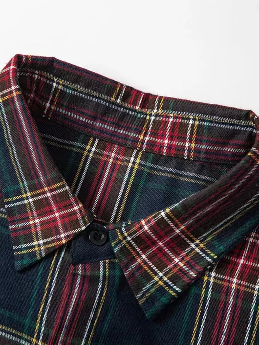 Men's Hong Kong-style plaid shirt, long sleeve, spring and autumn, stylish and high-end long-sleeve plaid shirt, trendy checkere