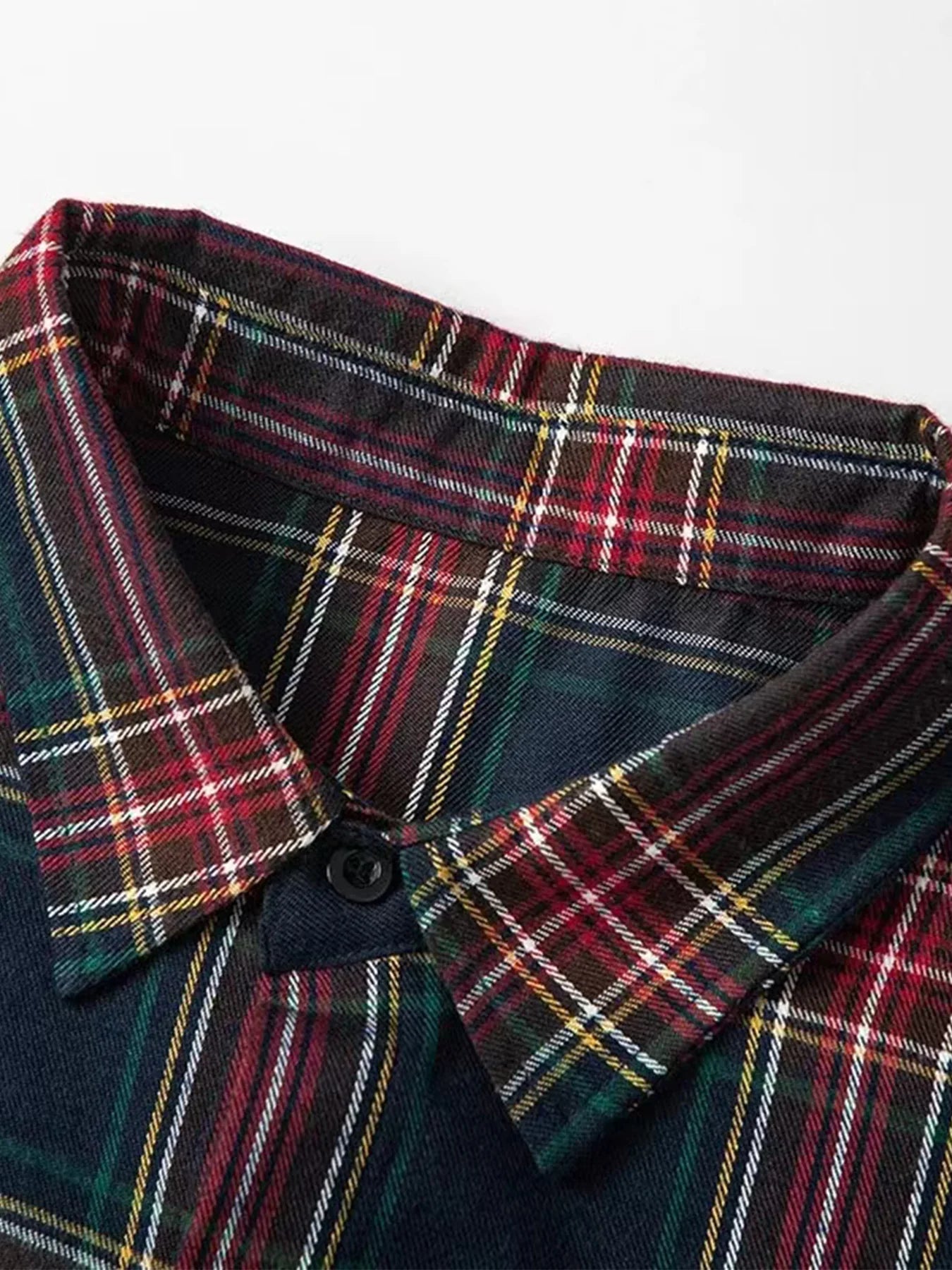 Men's Hong Kong-style plaid shirt, long sleeve, spring and autumn, stylish and high-end long-sleeve plaid shirt, trendy checkere