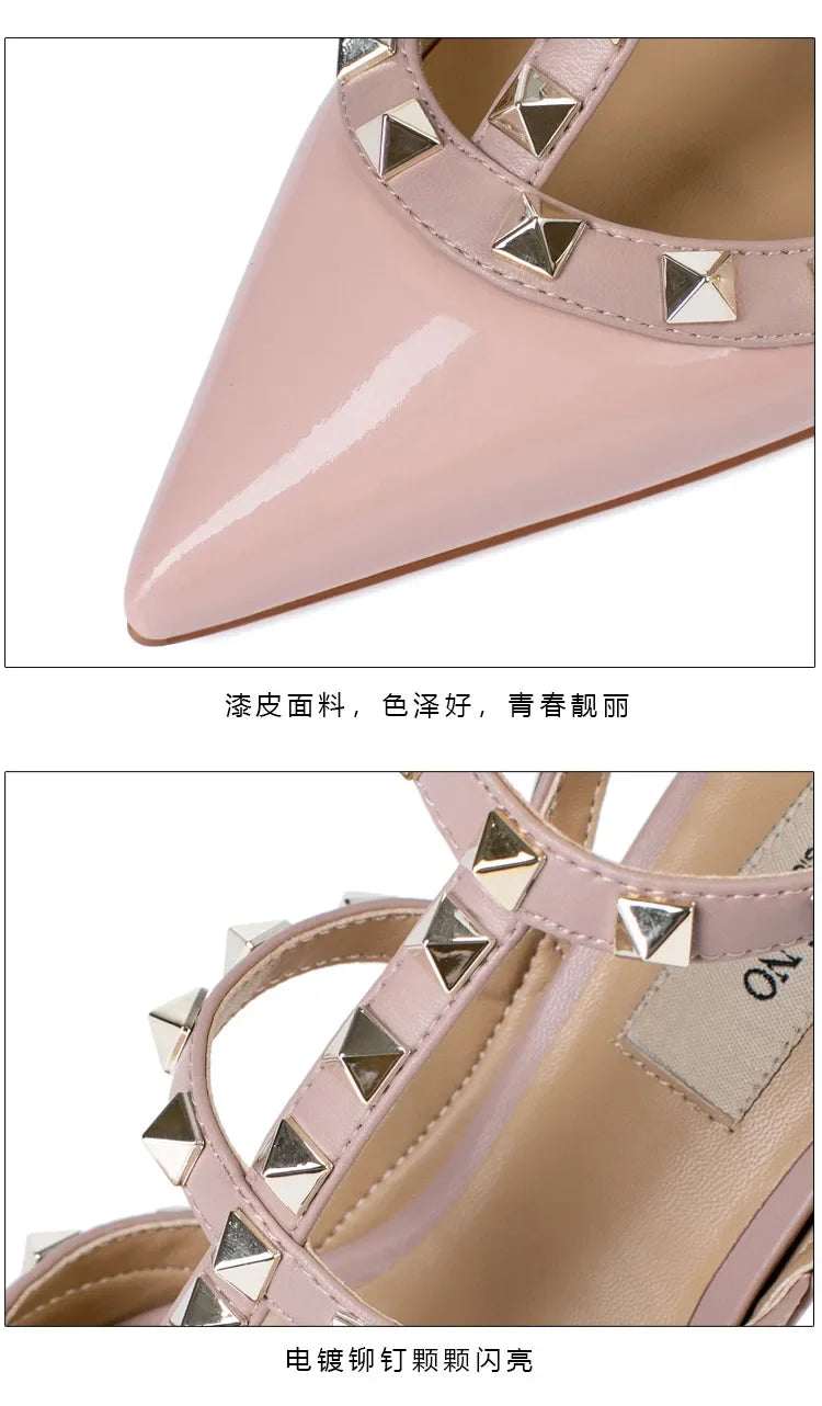 Woman Sandals Super High Heels Wedding Shoes for Women Women Sandals Designer Female Ladies Luxury Sexy Rivets