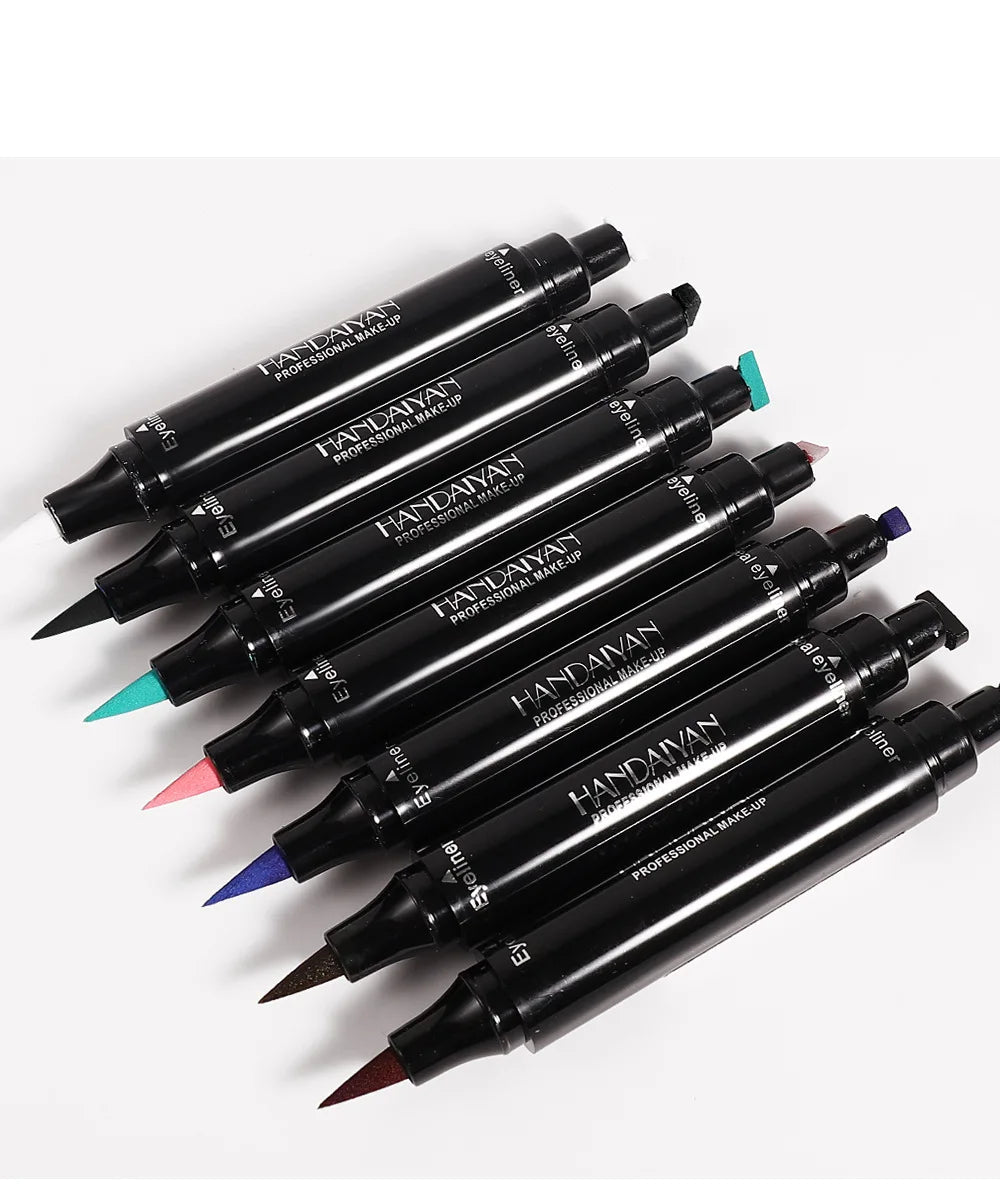 Long Lasting Triangle Liquid Eyeliner Stamp Waterproof Quick Dry No Smudging Eye Cosmetics Tool for Professional Makeup