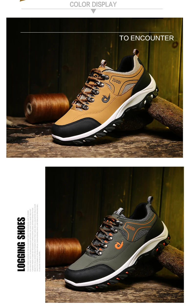 Men Hiking Shoes New Outdoor Casual Sneakers Comfortable Lightweight Shoes for Men Flats Large Sized 48 Walking Sneakers