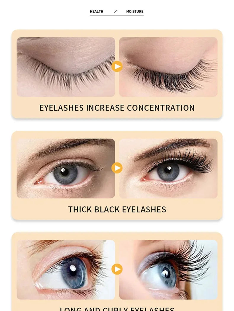 Fast Eyelash Growth Serum 7 Days Natural Eyelash Enhancer Longer Fuller Thicker Curling Lash Treatment Eye Care Products Makeup