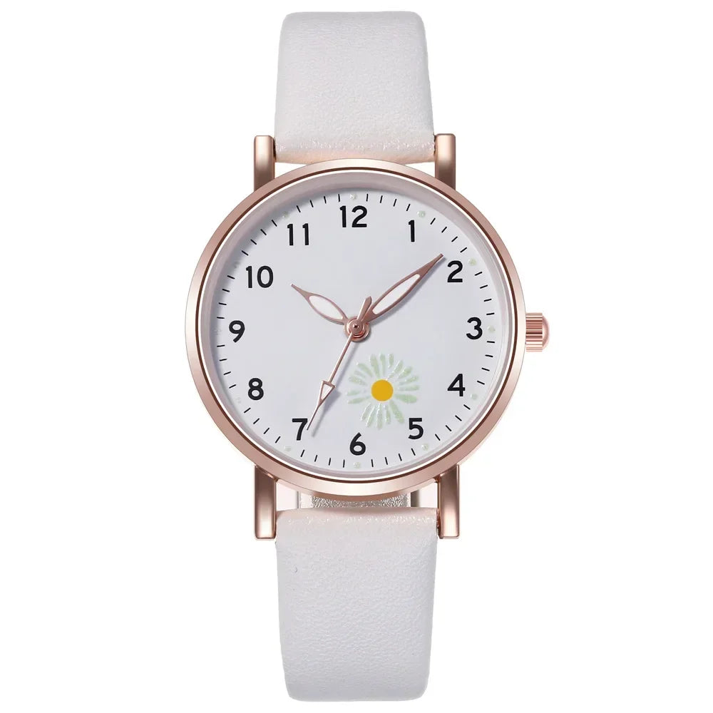 Luminous Watch for Women Girls Simple Trendy Glow in The Dark Watch Cute Fresh School Student Wristwatch Gift